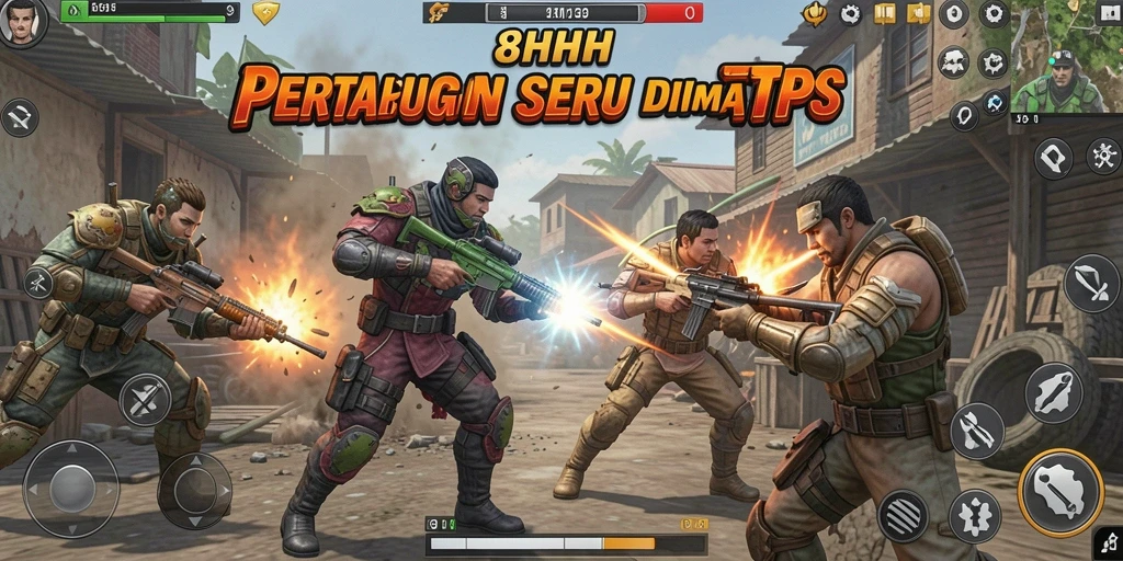 Gameplay intens dan seru dalam 8HHH yang tak terlupakan.