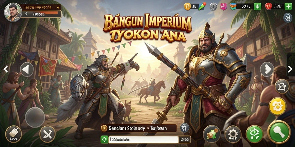Tampilan gameplay <strong>API77</strong> yang menarik dengan tampilan bisnis yang berkembang.