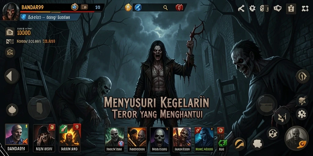 Tangkapan layar penuh ketegangan dari gameplay BANDAR99.