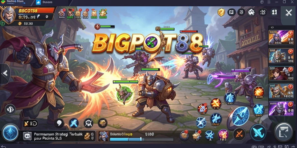 Tangkapan layar gameplay BIGPOT88 dengan aksi SLG yang mendebarkan.