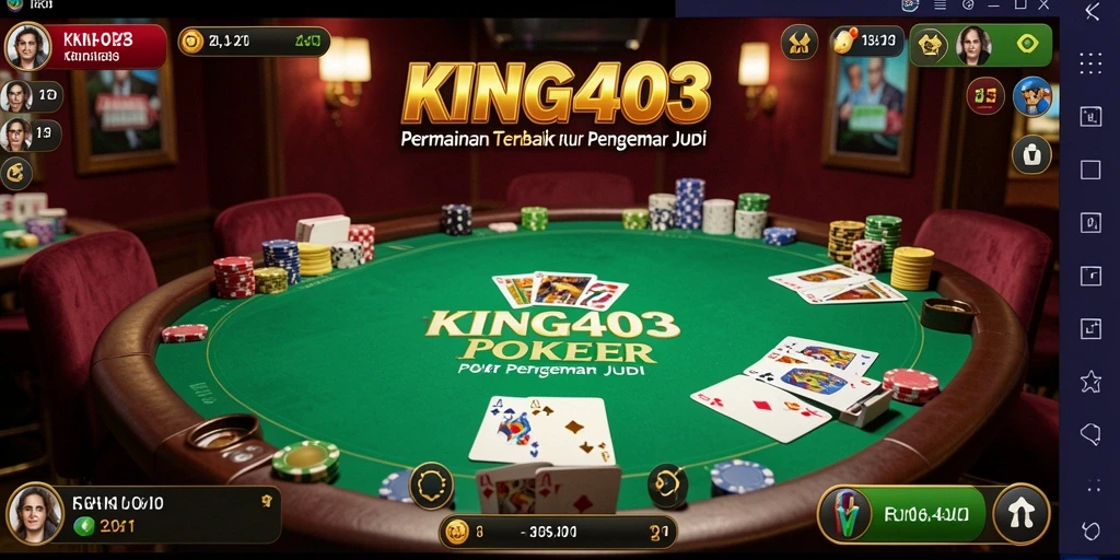 Gambaran gameplay KING403 yang seru dalam permainan poker.