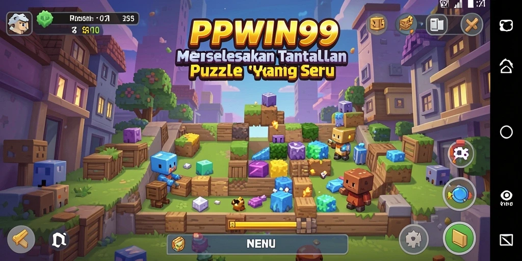 Tampilan gameplay Puzzle menarik dengan tantangan seru.