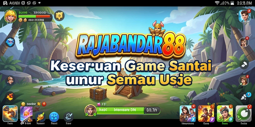 Screenshot RAJABANDAR88 menunjukkan momen seru dalam permainan.