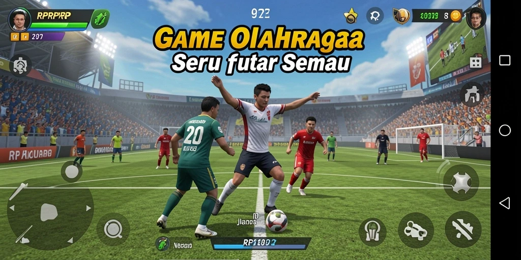 Screenshot RPRPRP menampilkan aksi seru dalam olahraga.
