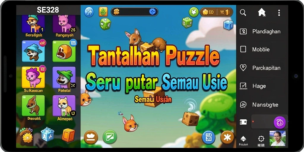 Gameplay mendebarkan SE328 yang penuh dengan teka-teki menantang.