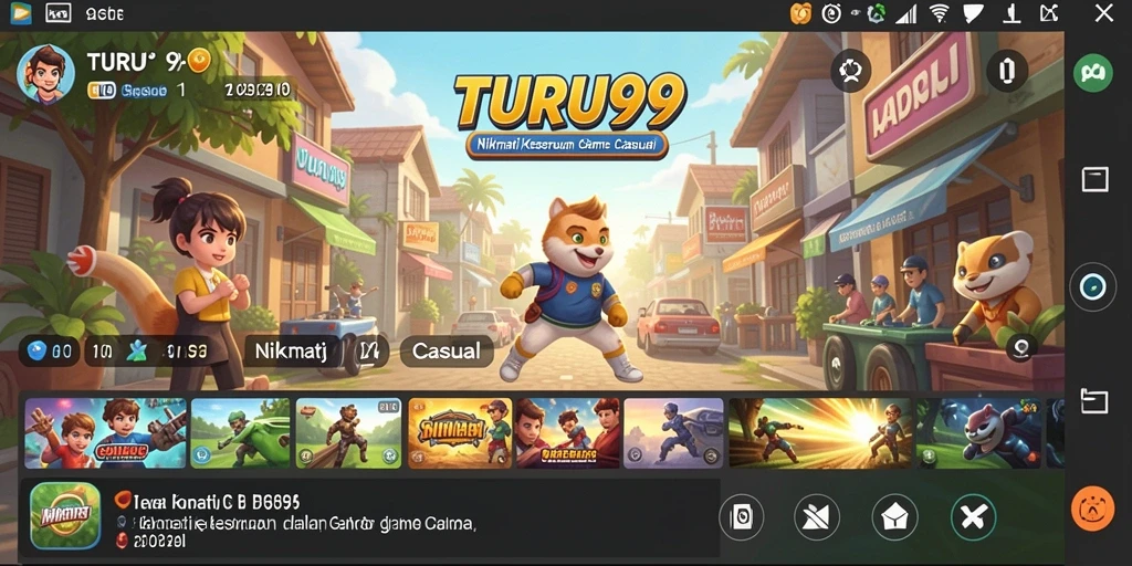 Tampilan menawan dan gameplay menyenangkan dari TURU99.