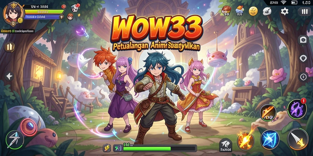 Gameplay seru dari WOW33 dengan karakter anime menarik.