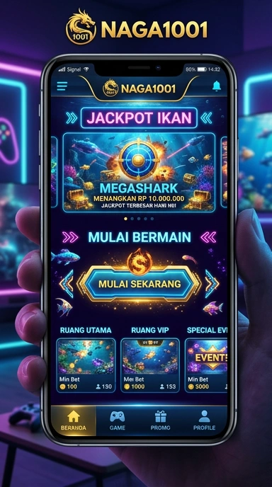 Tampilan antarmuka pengguna aplikasi naga1001 yang modern dan efisien.