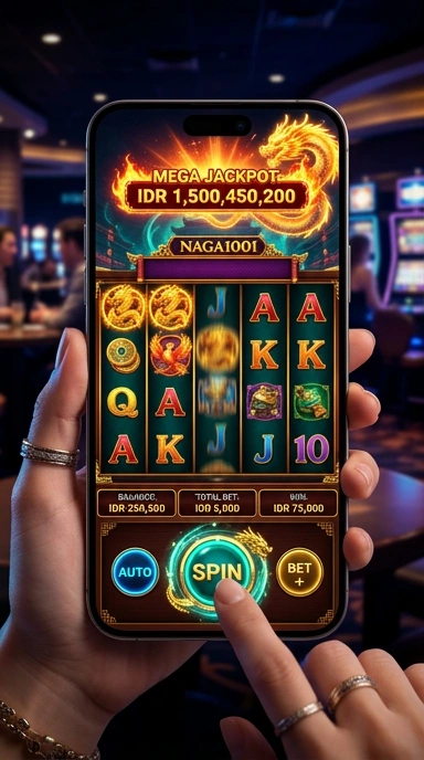 Pengguna mengeksplorasi berbagai aplikasi di pusat unduh naga1001.